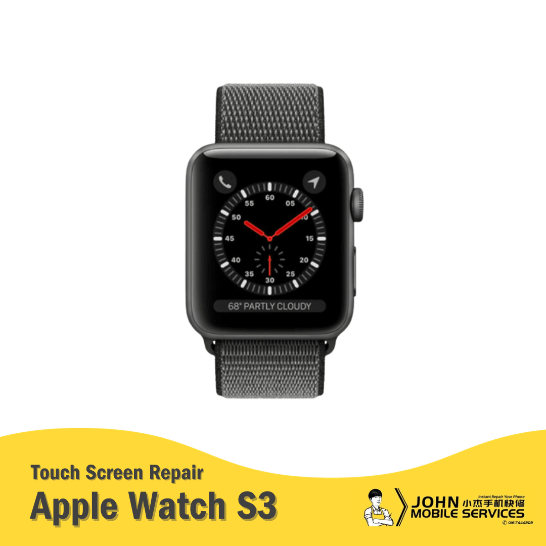 Series 3 watch screen top repair
